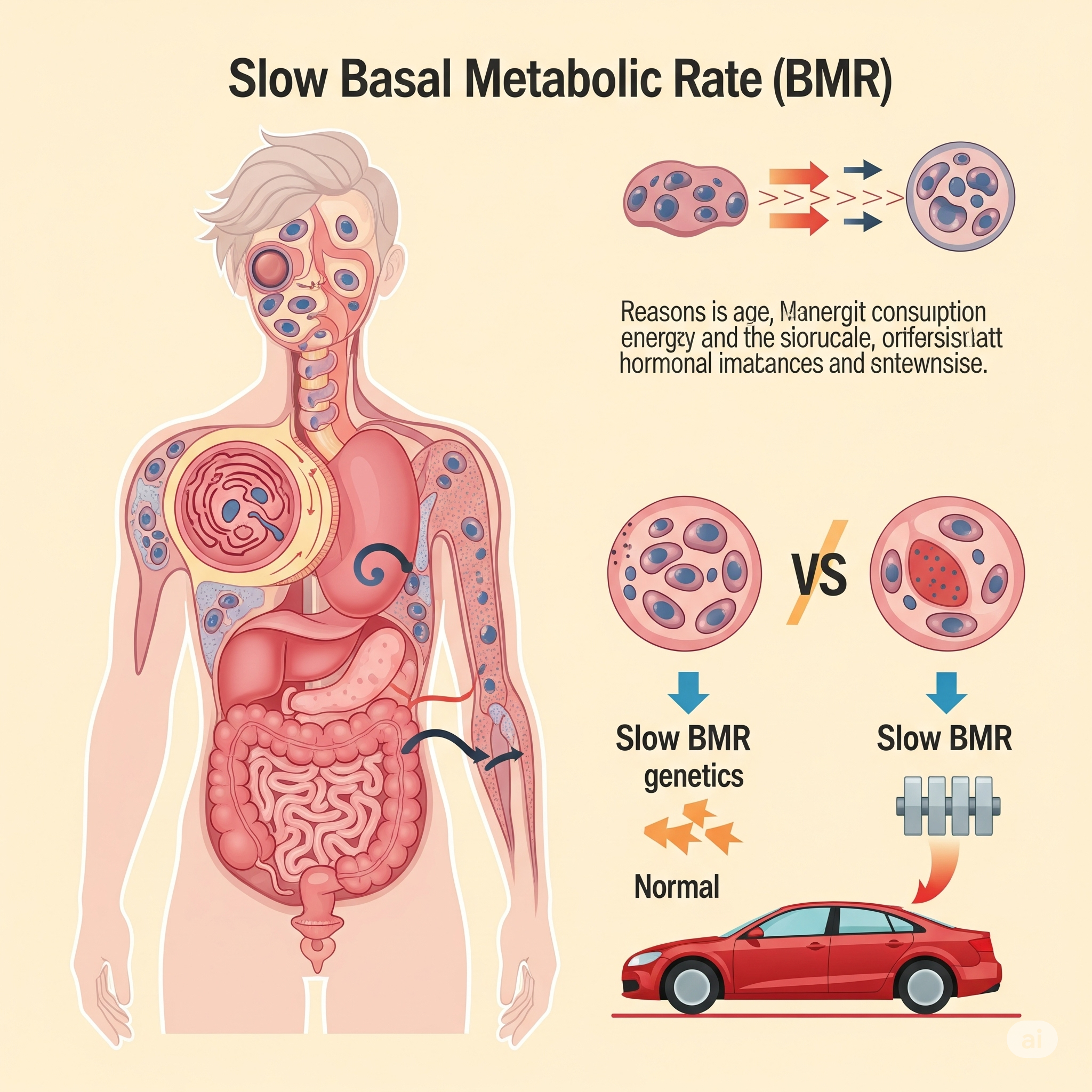 Slow Basal Metabolic Rate